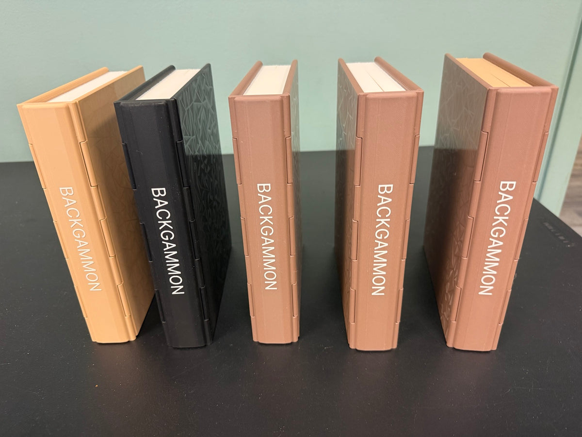 Original photograph of backgammon books