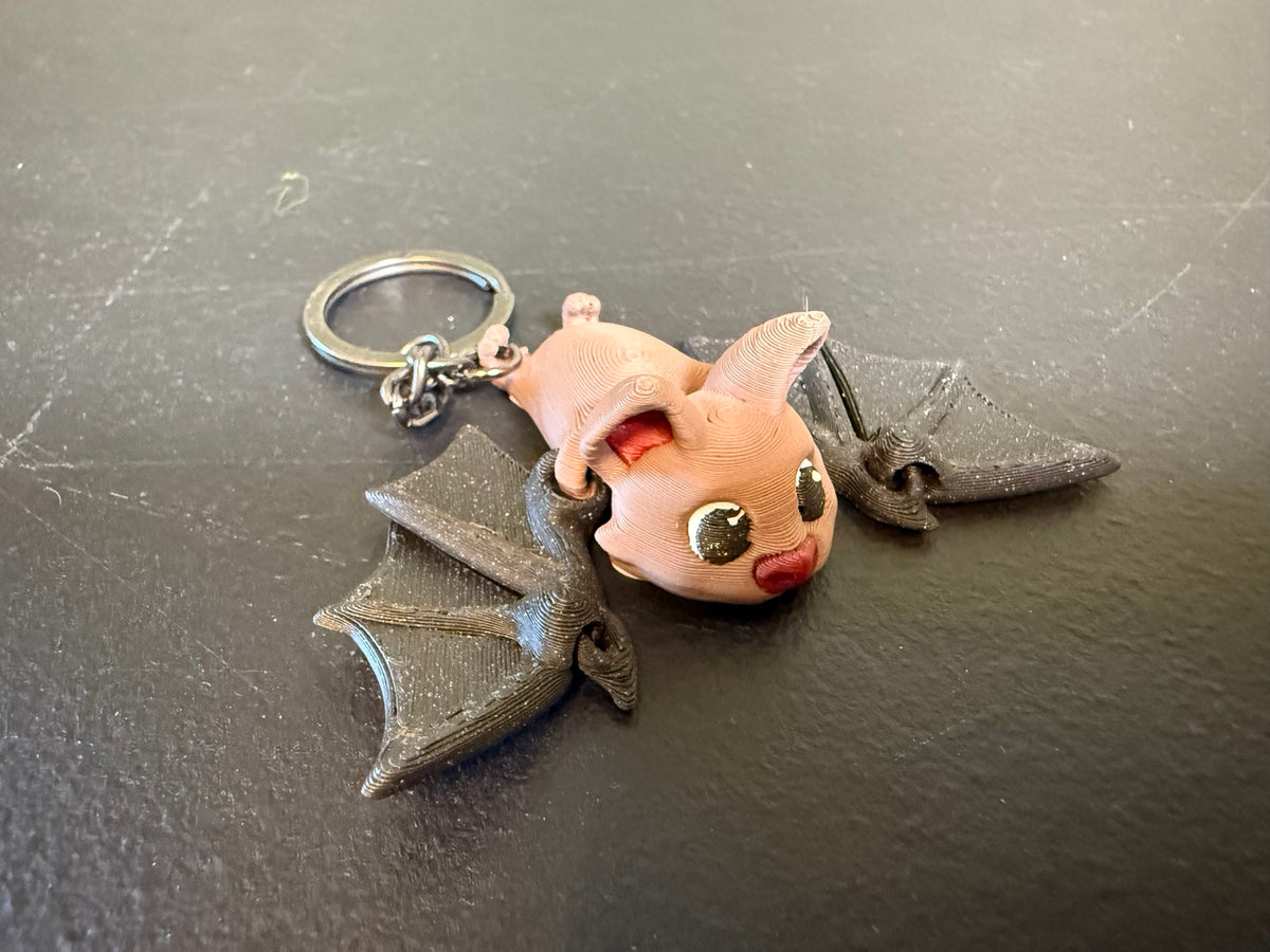 Original product photo: bat keychains