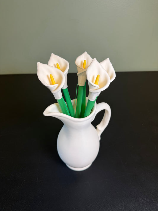 Original product photo: calla lily arrangement